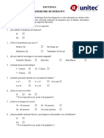 Encuesta de Sindrome de Burnout