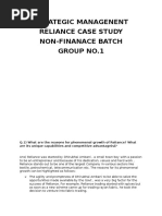 Reliance Case Study