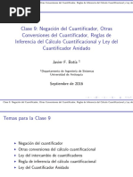 Negación Del Cuantificador y Leyes