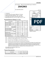 DC-DC Converter, Relay Drive and Motor Drive Applications: Absolute Maximum Ratings