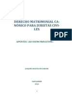 Apuntes Derecho Matrimonial