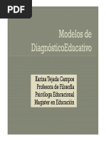 6 Modelos de Diagnóstico Educativo