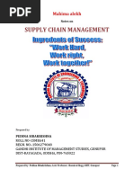 Supply Chain Management Notes