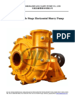 AH (R) Horizontal Cantilevered Centrifugal Slurry Pump