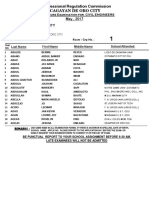 CIVIL ENGINEER CDO - May2017 Room Assignment PDF