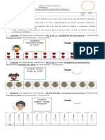 Evaluacion Sumativa Unidad 1 Matematicas 2° Basico