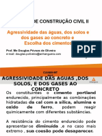 (20170226222648) Agressividade Das Águas, Dos Solos e Dos Gases Ao Concreto Escolha Dos Cimentos