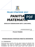 Pelan Strategik Panitia Matematik 2017