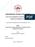 Tejido de Punto en Maquinas Rectinineas