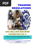 TRCNC Milling Machine Operation NC II