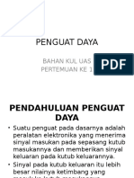 Penguat Daya Kelas A