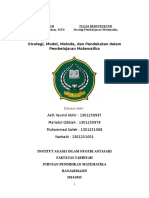 Strategi, Model, Metode, Dan Pendekatan Dalam Pembelajaran Matematika