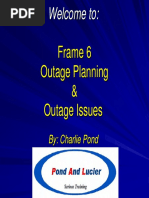 Frame 6 Outage Planning