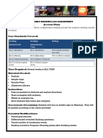 Reading Log Assignment Sheet