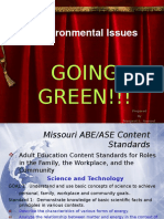 Environmental Issues: Going GREEN!!!