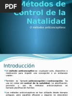 Métodos de Control de La Natalidad