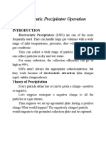 Electrostatic Precipitator Operation: Electrostatic Precipitators (Esps) Are One of The More