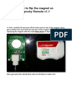How To Flip The Magnet On Spooky Remote v1.1