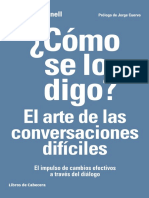 Capitulo Gratis Como Se Lo Digo El Arte de Las Conversaciones Dificiles