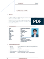 Umair Curriculum Vitae