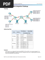 8.3.1.2 Packet Tracer - Skills Integration Challenge Instructions