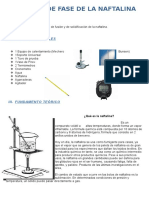 Cambios de Fase de La Naftalina