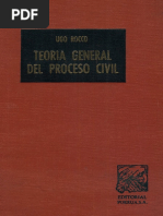 721 Ugo Rocco - Teoría General Del Proceso Civil