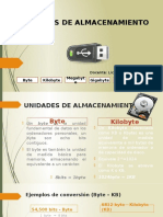 Unidades de Almacenamiento