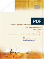 Oracle HRMS Functional Document: Jobs and Positions Setup's (SIT's & EIT's)