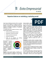 Aspectos Básicos en Marketing y Marketing Social