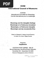 ISS 32 (2000) Supplement - Museology and The Intangible Heritage