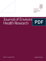 Journal of Environmental Health Research Volume 11 Issue 02