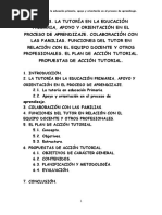 Tema 3 OPOSICION. Ja Tutoría en Educación Primaria