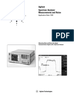 Agilent - Spectrum Analyzer Measurements and Noise PDF