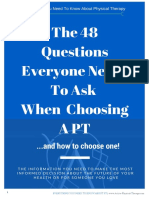 48 Must Ask Questions About PT