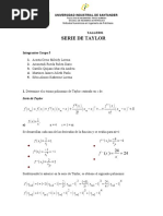 Serie de Taylor-O1 - Grupo 5