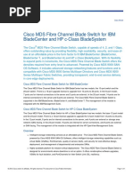 Cisco Mds Fibre Channel Blade Switch For Ibm Bladecenter and HP C-Class Bladesystem