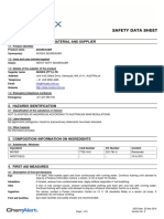 Identification of The Material and Supplier: Page 1 of 6 SDS Date: 22 Mar 2016 Version No: 2