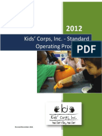 Standard Operating Procedures 2012 PDF