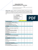 Evaluation Tool For Writeshop