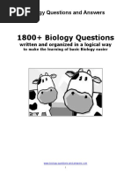 Biology Questions and Answers