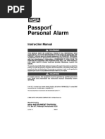 Passport Personal Alarm: Instruction Manual