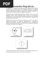 Propiedades Magnéticas