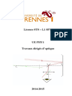 Poly TD L1 Optique SPM 2014-2015 PDF