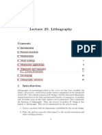 Lithography PDF