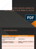 Analisis de La Ley de Recursos Hidricos-Ley 29338