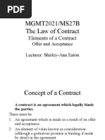 The Law of Contract 1