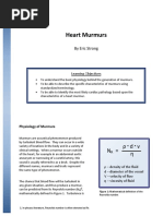 Cardiac Auscultation - Heart Murmurs