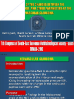 Corelation of The Changes Between The Iridocorneal - Angle and Other Paramet E Rs at The Neovascular Glaucoma