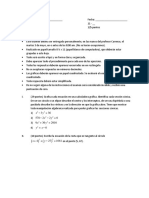 Examen Secciones Cónicas